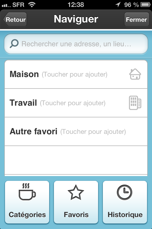 waze menu GPS gratuit iphone android radar