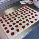 la taille des macarons peut varier