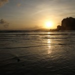 voyage thailande - coucher de soleil railey