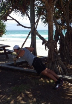 TRX comment faire du sport en vacance