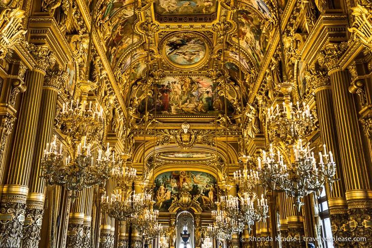 travelyesplease.com | Photo of the Week: Grand Foyer of Palais Garnier, Paris