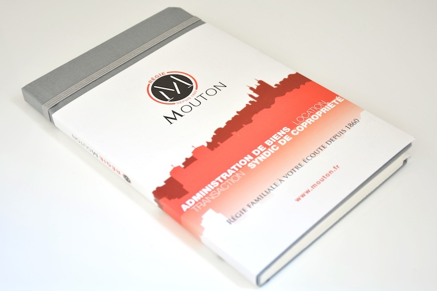 personnalisation carnet entreprise régie mouton 103