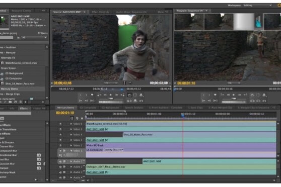 montage vidéo sur ordi