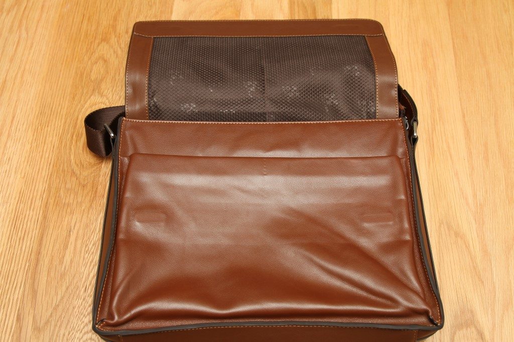 sac boudoulière "haut ton" cuir