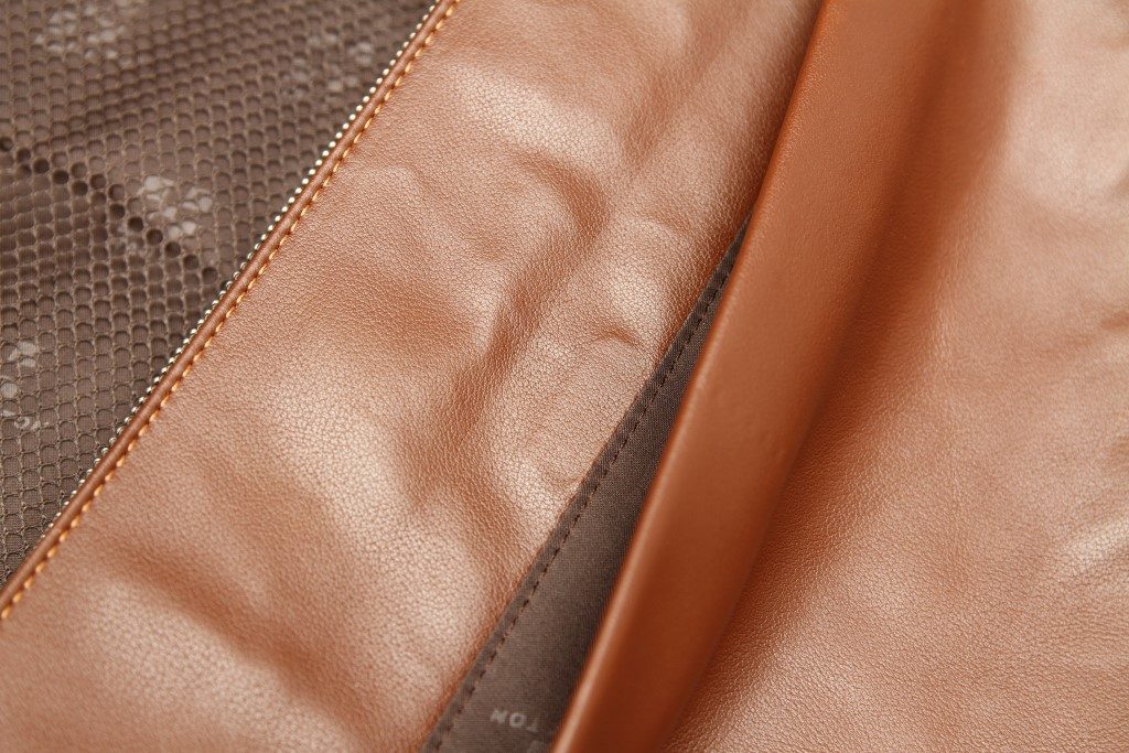 sac boudoulière "haut ton" cuir