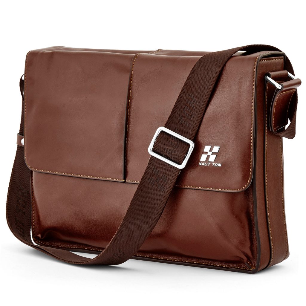 sac boudoulière "haut ton" cuir