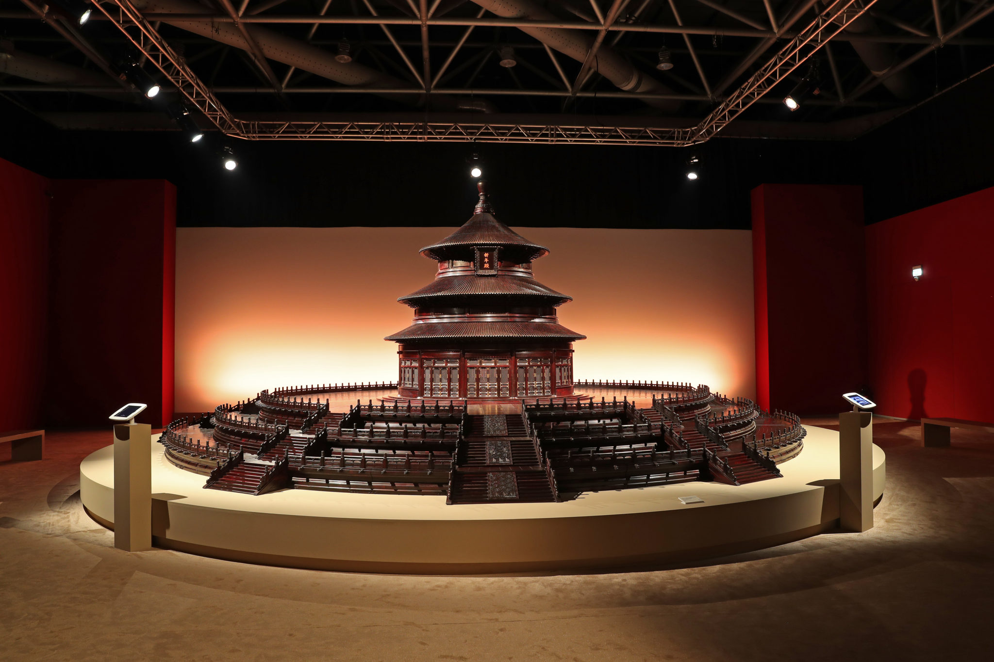Maquette de temple de la cité interdite